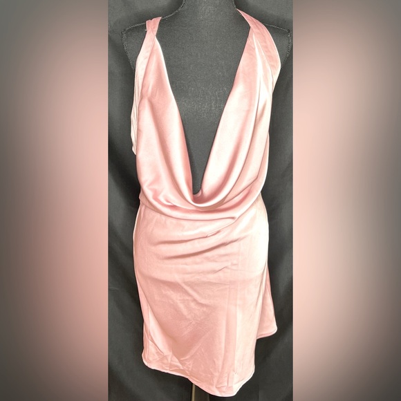 Fashion Nova Dresses & Skirts - 🤩 NEW ITEM! Fashion Nova Women’s Dress Call My Phone Pink Satin Mini Dress